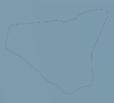 Map of the average cloud coverage across Kiribati for the solar eclipse of 08/24/2063