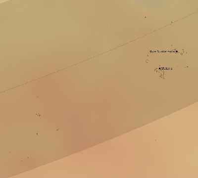 Map of the average cloud coverage across Seychelles for the solar eclipse of 02/17/2064