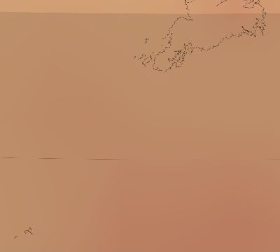 Map of the average cloud coverage across New Zealand for the solar eclipse of 12/17/2066