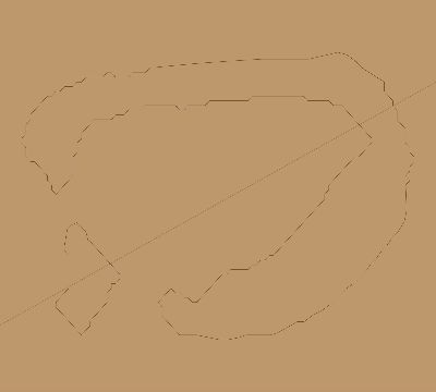 Map of the average cloud coverage across Pitcairn Islands for the solar eclipse of 12/17/2066