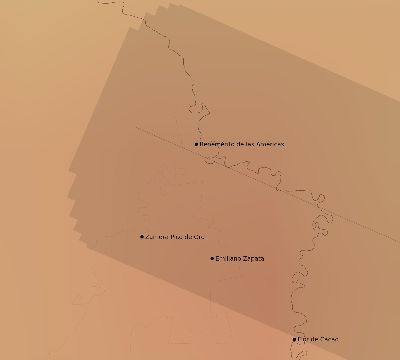 Map of the average cloud coverage across Mexico for the solar eclipse of 12/06/2067