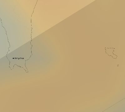 Map of the average cloud coverage across Taiwan for the solar eclipse of 04/11/2070