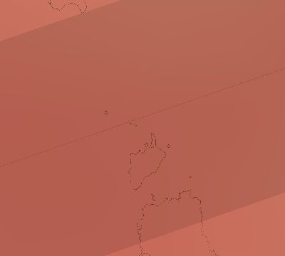 Map of the average cloud coverage across India for the solar eclipse of 07/24/2074