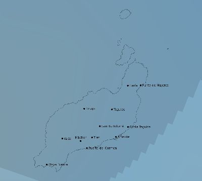 Map of the average cloud coverage across Spain for the solar eclipse of 05/11/2078