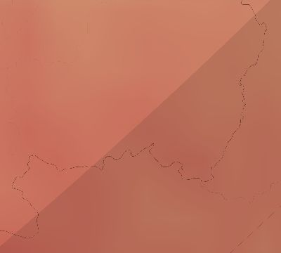 Map of the average cloud coverage across Suriname for the solar eclipse of 02/27/2082