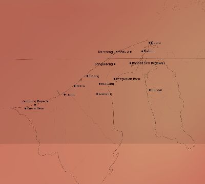Map of the average cloud coverage across Brunei for the solar eclipse of 08/24/2082