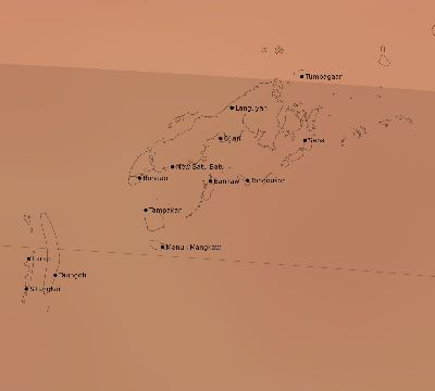 Map of the average cloud coverage across Philippines for the solar eclipse of 08/24/2082