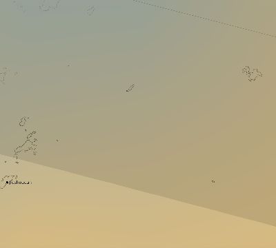 Map of the average cloud coverage across Taiwan for the solar eclipse of 10/04/2089