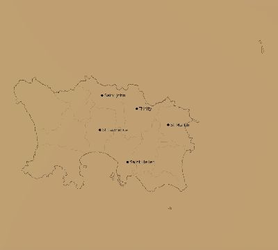 Map of the average cloud coverage across Jersey for the solar eclipse of 09/23/2090
