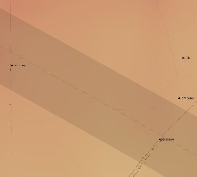 Map of the average cloud coverage across Somalia for the solar eclipse of 08/03/2092