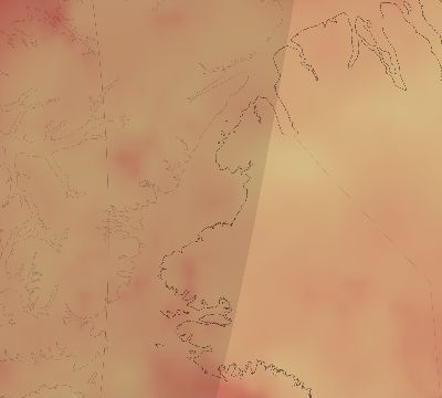 Map of the average cloud coverage across Greenland for the solar eclipse of 07/15/2102