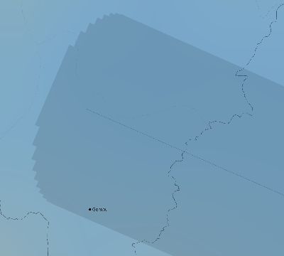 Map of the average cloud coverage across Nigeria for the solar eclipse of 12/29/2103