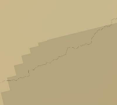 Map of the average cloud coverage across Lesotho for the solar eclipse of 04/23/2107
