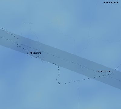 Map of the average cloud coverage across Algeria for the solar eclipse of 10/16/2107