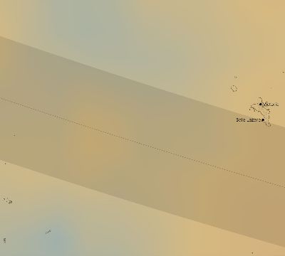 Map of the average cloud coverage across Seychelles for the solar eclipse of 10/16/2107