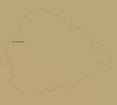 Map of the average cloud coverage across Saint Helena, Ascension and Tristan da Cunha for the solar eclipse of 06/03/2114