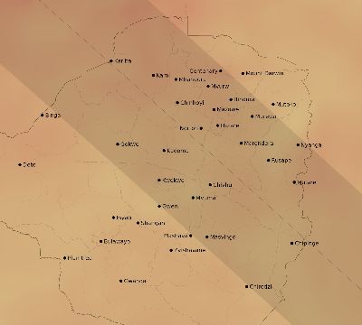 Map of the average cloud coverage across Zimbabwe for the solar eclipse of 11/27/2114