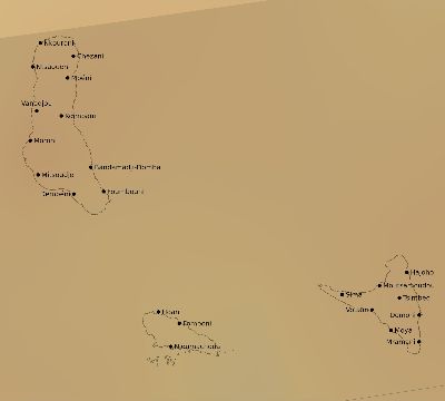 Map of the average cloud coverage across Comoros for the solar eclipse of 03/22/2118