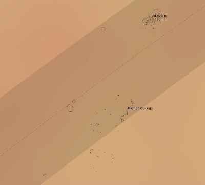 Map of the average cloud coverage across Tonga for the solar eclipse of 01/19/2121