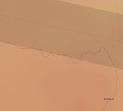 Map of the average cloud coverage across Republic of the Congo for the solar eclipse of 05/03/2125
