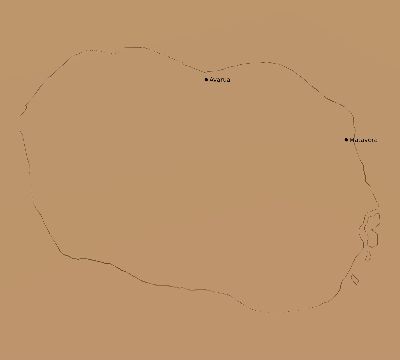 Map of the average cloud coverage across Cook Islands for the solar eclipse of 08/25/2128