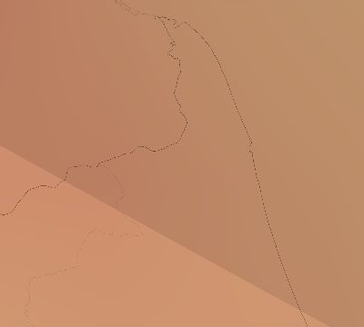 Map of the average cloud coverage across Costa Rica for the solar eclipse of 12/19/2131