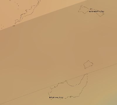 Map of the average cloud coverage across Bahamas for the solar eclipse of 06/13/2132