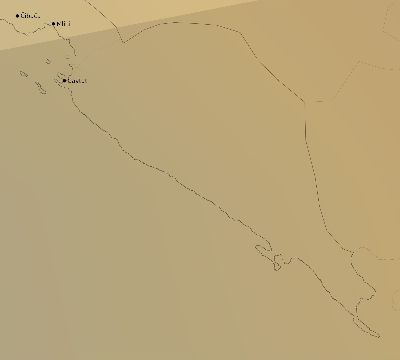 Map of the average cloud coverage across Croatia for the solar eclipse of 04/01/2136