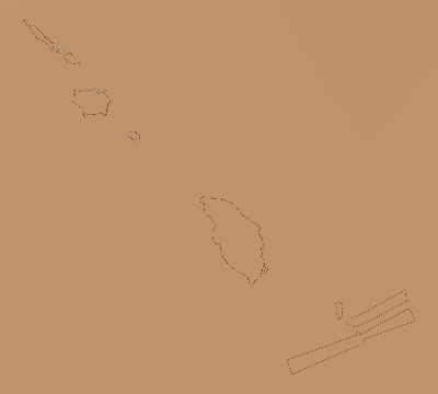 Map of the average cloud coverage across Solomon Islands for the solar eclipse of 09/26/2136