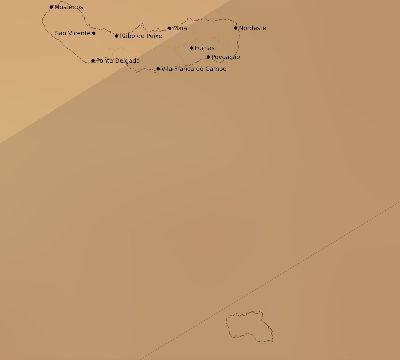 Map of the average cloud coverage across Portugal for the solar eclipse of 05/25/2142