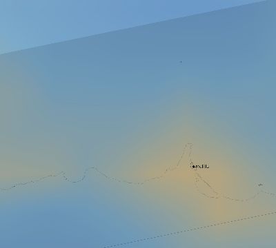 Map of the average cloud coverage across Spain for the solar eclipse of 08/26/2147