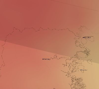 Map of the average cloud coverage across Indonesia for the solar eclipse of 08/26/2147