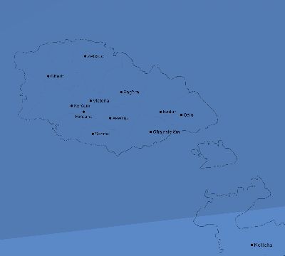 Map of the average cloud coverage across Malta for the solar eclipse of 08/26/2147