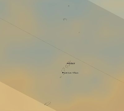 Map of the average cloud coverage across Northern Mariana Islands for the solar eclipse of 12/30/2149