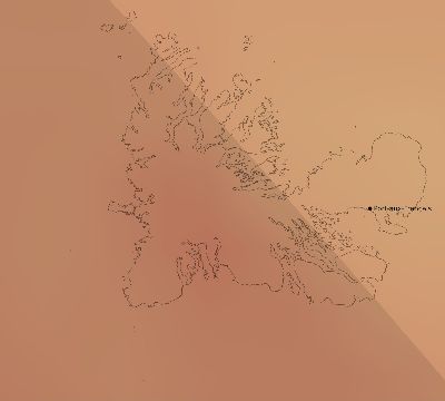 Map of the average cloud coverage across French Southern and Antarctic Lands for the solar eclipse of 12/08/2151