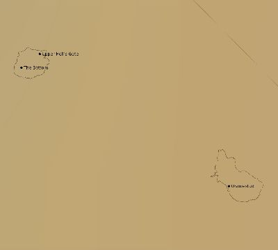 Map of the average cloud coverage across Caribbean Netherlands for the solar eclipse of 10/17/2153