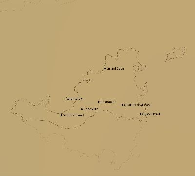 Map of the average cloud coverage across Saint Martin for the solar eclipse of 10/17/2153