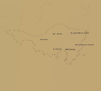 Map of the average cloud coverage across Sint Maarten for the solar eclipse of 10/17/2153