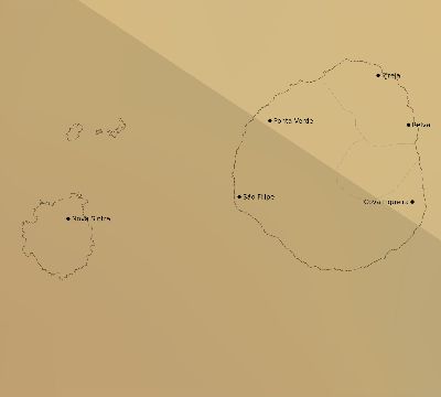 Map of the average cloud coverage across Cape Verde for the solar eclipse of 09/05/2165