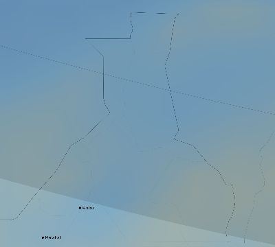 Map of the average cloud coverage across South Sudan for the solar eclipse of 01/10/2168