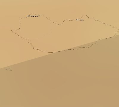 Map of the average cloud coverage across Yemen for the solar eclipse of 07/05/2168