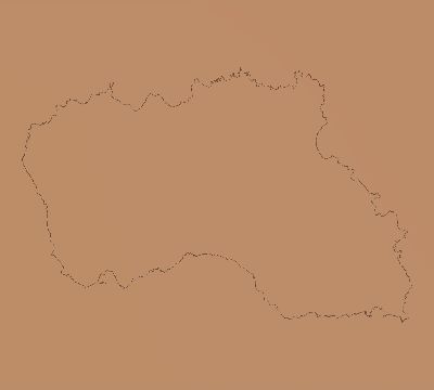 Map of the average cloud coverage across Portugal for the solar eclipse of 02/10/2176