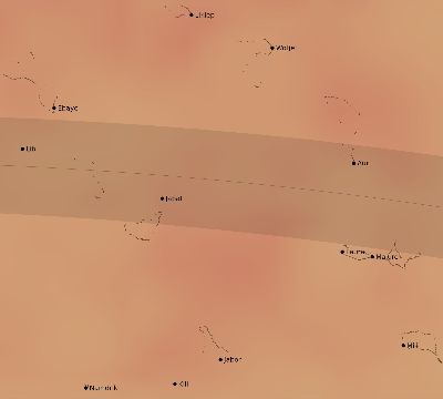 Map of the average cloud coverage across Marshall Islands for the solar eclipse of 08/04/2176