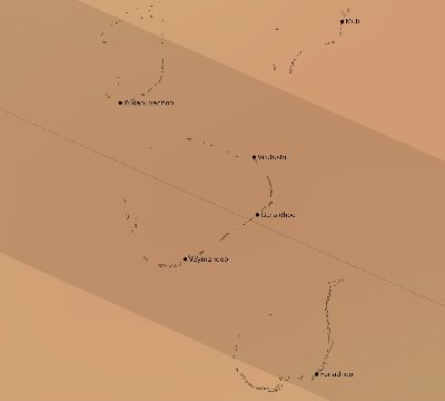 Map of the average cloud coverage across Maldives for the solar eclipse of 06/05/2179