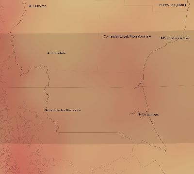 Map of the average cloud coverage across Argentina for the solar eclipse of 09/27/2182