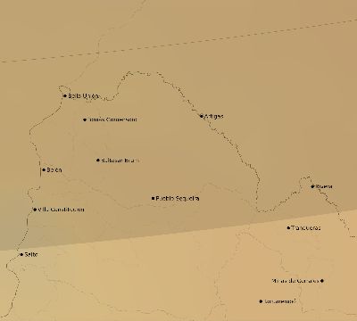Map of the average cloud coverage across Uruguay for the solar eclipse of 01/09/2187