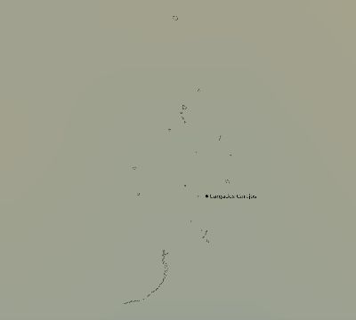 Map of the average cloud coverage across Mauritius for the solar eclipse of 05/15/2189