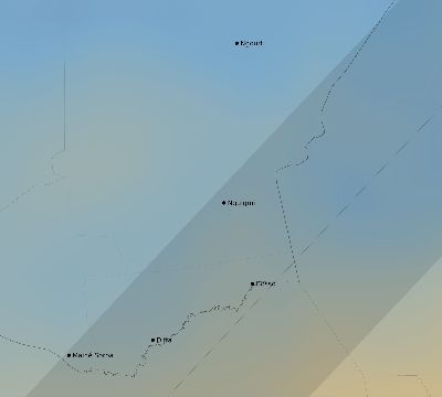 Map of the average cloud coverage across Niger for the solar eclipse of 05/04/2190