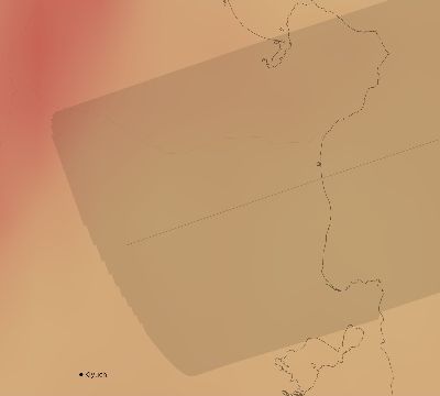 Map of the average cloud coverage across Russia for the solar eclipse of 08/26/2193
