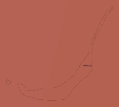 Map of the average cloud coverage across India for the solar eclipse of 08/16/2194